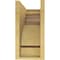 Ekena Millwork 7"W x 14"D x 14"H Classic Mayflower Rough Cedar Woodgrain TimberThane Corbel, Primed Tan CORUR07X14X14MAYRCPR - alternate 2